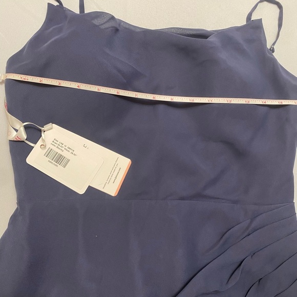 JJ’sHouse A-line Cowl Floor-Length Chiffon Bridesmaid Dress Size 8 - Picture 9 of 12